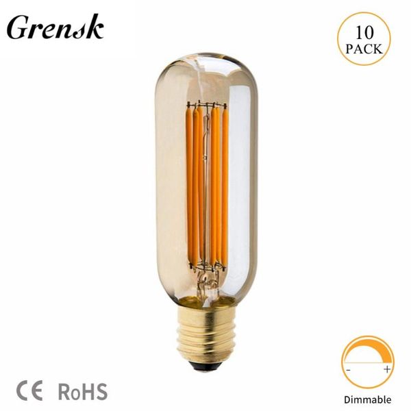 bulbs grensk led bulb gold tint 6w t45 tubular shape vintage lamp long filament super warm 2200k e26 e27 base lamps dimmable
bulbs grensk led bulb gold tint 6w t45 tubular shape vintage lamp long filament super warm 2200k e26 e27 base lamps dimmable