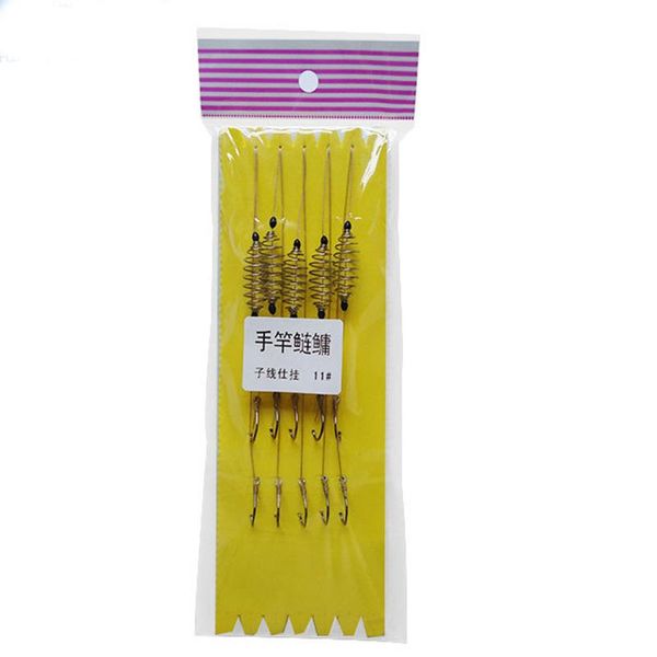 fishing hooks 5pcs/lot stainless steel spring hook barbed swivel carp jig explosion for tackle accessories
fishing hooks 5pcs/lot stainless steel spring hook barbed swivel carp jig explosion for tackle accessories