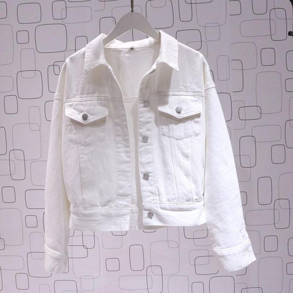 women's jackets 2021 autumn korean women short denim jacket fashion pocket batwing sleeve white jean harajuku female casual coat, Black;brown
women's jackets 2021 autumn korean women short denim jacket fashion pocket batwing sleeve white jean harajuku female casual coat, Black;brown