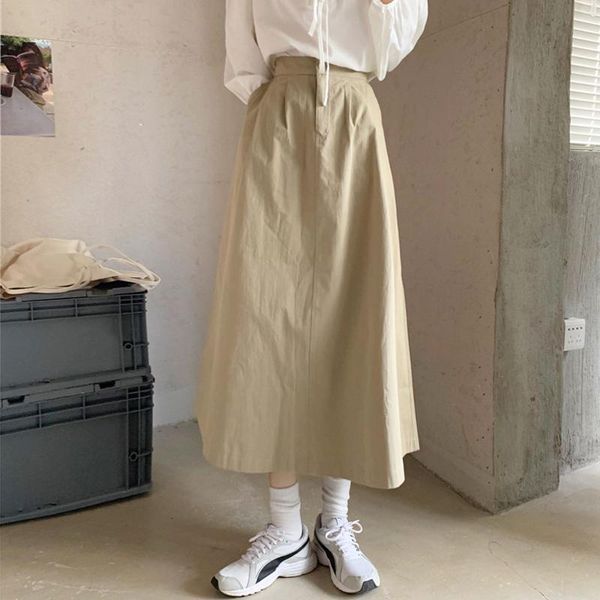 skirts japanese fashion casual spring and summer 2021 loose pure color a-line mid-length skirt yamamoto style drape, Black
skirts japanese fashion casual spring and summer 2021 loose pure color a-line mid-length skirt yamamoto style drape, Black