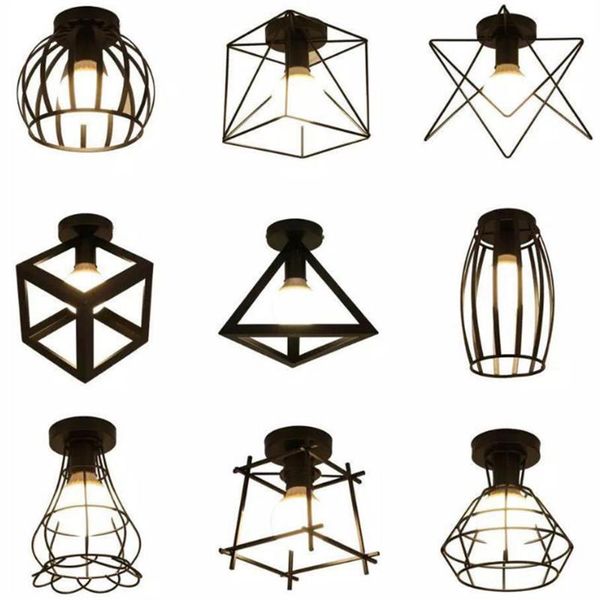retro led ceiling lamp for bedroom e27 indoor iron lights cozy loft home corridor balcony aisle 110v 220v black
retro led ceiling lamp for bedroom e27 indoor iron lights cozy loft home corridor balcony aisle 110v 220v black