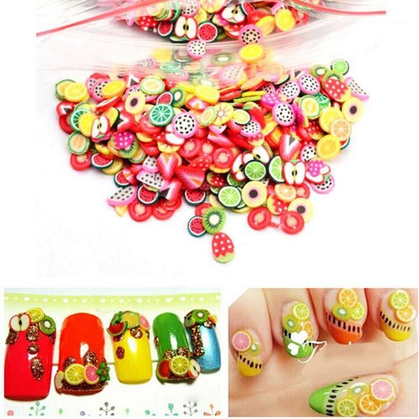 3d fruit animals design nail art sticker decor 1000pcs fimo flowers clay series nails decorations 1, Black
3d fruit animals design nail art sticker decor 1000pcs fimo flowers clay series nails decorations 1, Black