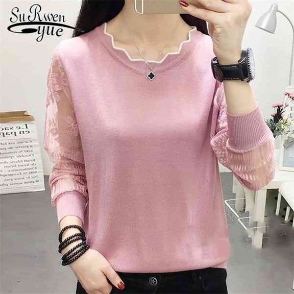 spring autumn casual loose women o-neck long sleeve lace hollow blouses fashion ladies clothing 5762 50 210427, White
spring autumn casual loose women o-neck long sleeve lace hollow blouses fashion ladies clothing 5762 50 210427, White