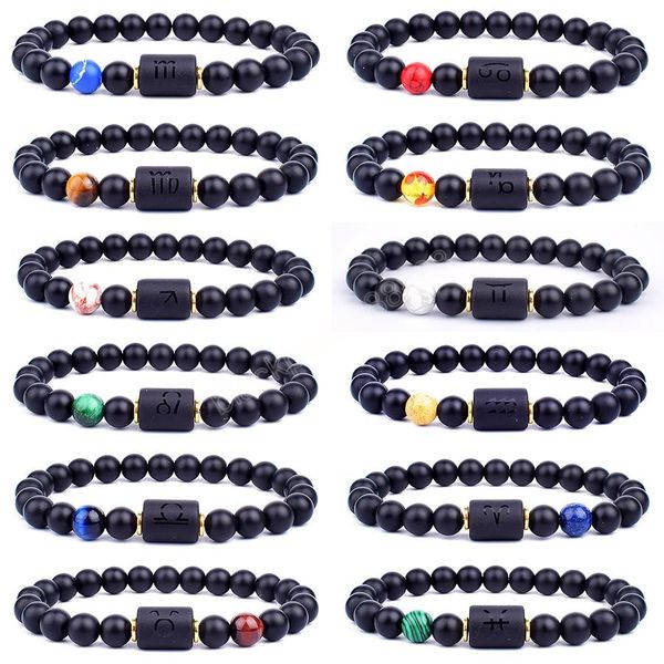 8mm stone beads 12 constellations couple strands bracelet men bracelets for women pulseras masculina hombre man mens jewelery, Golden;silver
8mm stone beads 12 constellations couple strands bracelet men bracelets for women pulseras masculina hombre man mens jewelery, Golden;silver