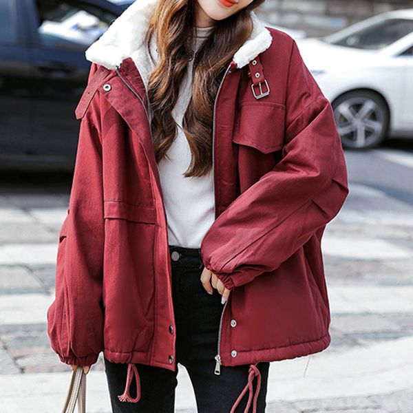 velvet jacket warm flocking winter clothes women loose fashion coat 2021 fall new safari style thick pockets zipper, Black;brown
velvet jacket warm flocking winter clothes women loose fashion coat 2021 fall new safari style thick pockets zipper, Black;brown