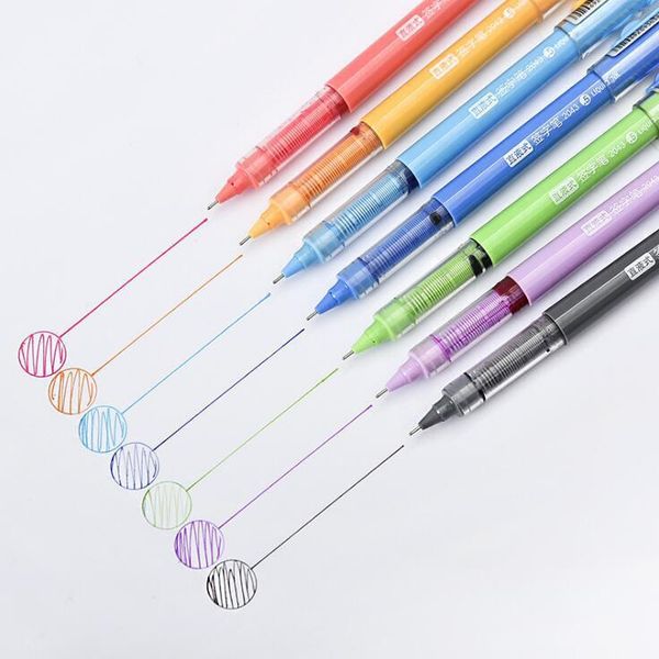 gel pens 1pc 7 candy colors full needle flat liquid ball pen 0.5mm colorful large capacity stationery writing supplies(ss-677)
gel pens 1pc 7 candy colors full needle flat liquid ball pen 0.5mm colorful large capacity stationery writing supplies(ss-677)