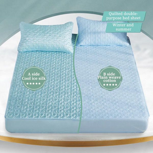 degree ice silk dual-usethicken quilted mattress cover bed fitted sheet four seasons air-permeable pad sheets & sets
degree ice silk dual-usethicken quilted mattress cover bed fitted sheet four seasons air-permeable pad sheets & sets