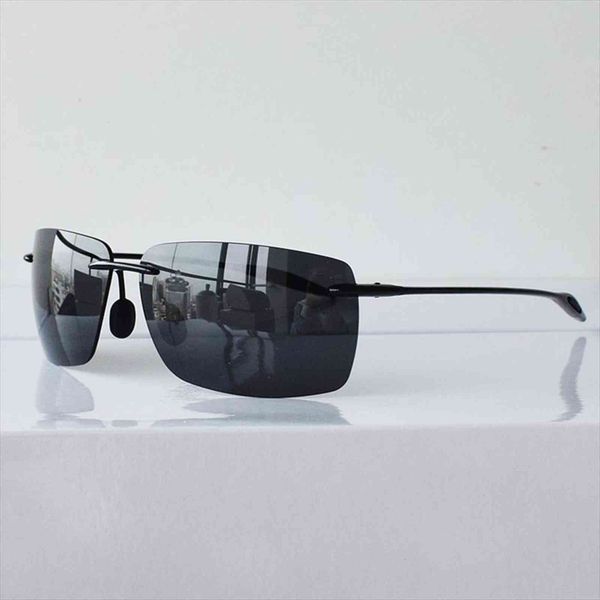 10g polarized sunglasses male ultra light rimless sun glasses for men driving shades anti glare uv400, White;black
10g polarized sunglasses male ultra light rimless sun glasses for men driving shades anti glare uv400, White;black