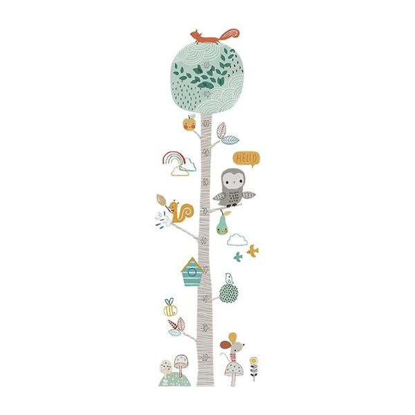 wall stickers cute forest tree height measure sticker for kids room nursery child growth chart decal baby gift animal decor
wall stickers cute forest tree height measure sticker for kids room nursery child growth chart decal baby gift animal decor