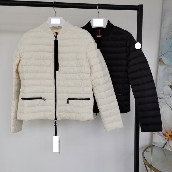 luxury french women's down jacket maya france brand designer jackets zipper knitted collar coat 2 colors, Black
luxury french women's down jacket maya france brand designer jackets zipper knitted collar coat 2 colors, Black