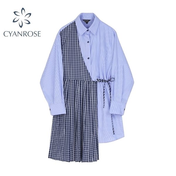 fashion shirt dress women autumn korean casual cotton a-line fake two-piece ladies dresses long sleeve clothing 210515, Black;gray
fashion shirt dress women autumn korean casual cotton a-line fake two-piece ladies dresses long sleeve clothing 210515, Black;gray