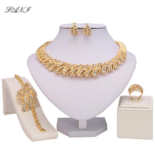 earrings & necklace fani dubai gold bridal jewelry sets 2021 nigerian wedding woman accessories set wholesale statement designer, Silver
earrings & necklace fani dubai gold bridal jewelry sets 2021 nigerian wedding woman accessories set wholesale statement designer, Silver