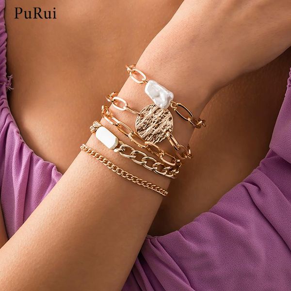 link, chain purui punk layered thick chains bracelets set for women fashion charms hand trendy pearl coin 2021 jewelry girl, Black
link, chain purui punk layered thick chains bracelets set for women fashion charms hand trendy pearl coin 2021 jewelry girl, Black