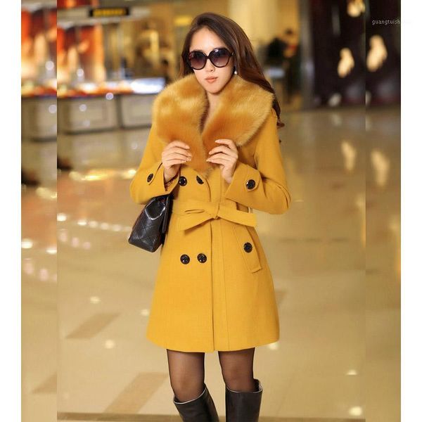 women's down & parkas women winter korean style black long wool blend fur collar trench coat 2021 ladies fashion windbreaker clothes pl
women's down & parkas women winter korean style black long wool blend fur collar trench coat 2021 ladies fashion windbreaker clothes pl