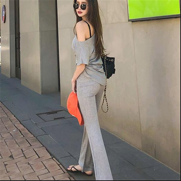 s xl spring 2 womens tracksuits piece suit long sleeve t shirt female pants suits, Gray
s xl spring 2 womens tracksuits piece suit long sleeve t shirt female pants suits, Gray