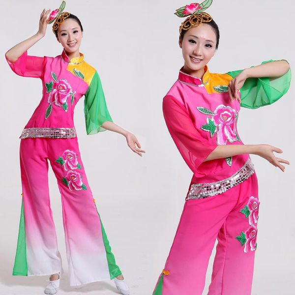 chinese yangko dance costume oriental costumes fan wear women waist drum clothing with headwear 89 stage, Black;red
chinese yangko dance costume oriental costumes fan wear women waist drum clothing with headwear 89 stage, Black;red