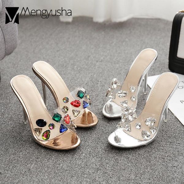 slippers women colorful rhinestone sandals thin high heels crystal shoes transparent femme wedges slides beach flipflops, Black
slippers women colorful rhinestone sandals thin high heels crystal shoes transparent femme wedges slides beach flipflops, Black