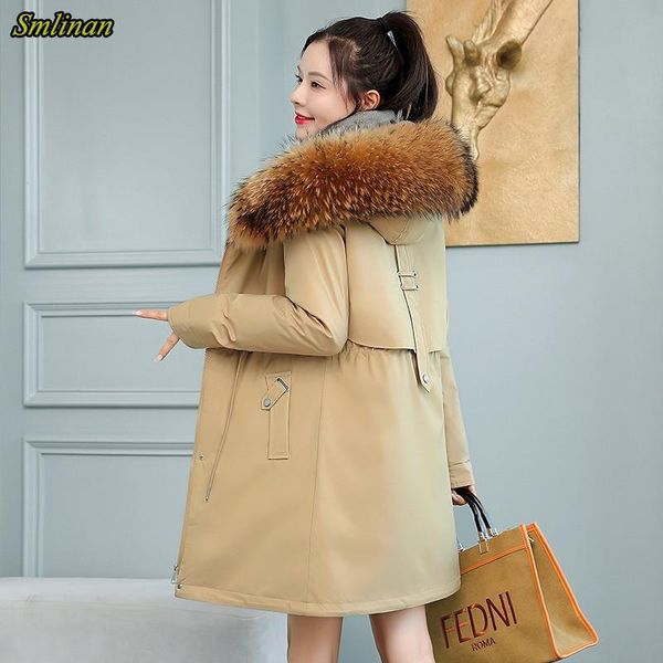 women's down & parkas winter jacket women fashion hooded fur collar long mujer thick warm cotton padded coat female plus size slim over, Black
women's down & parkas winter jacket women fashion hooded fur collar long mujer thick warm cotton padded coat female plus size slim over, Black