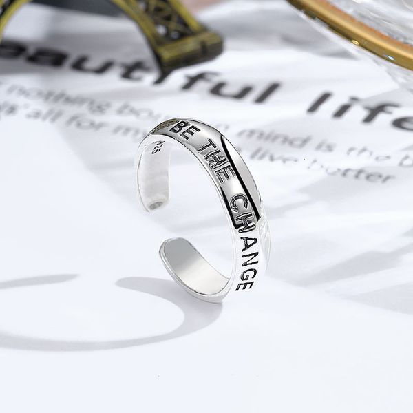 delicate ring hanfeng s925 silver plain english letter women's simple personality
delicate ring hanfeng s925 silver plain english letter women's simple personality