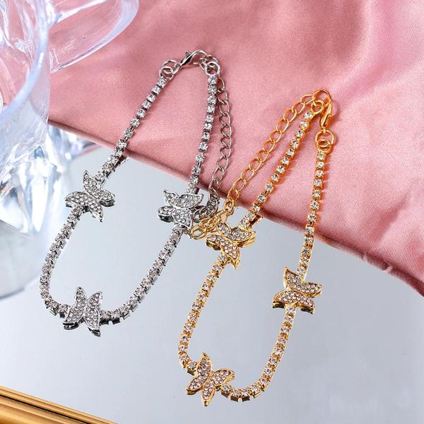 anklets bohemia shining crystal butterfly for women iced out rhinestones tennis chain anklet bracelets summer beach foot jewelry, Red;blue
anklets bohemia shining crystal butterfly for women iced out rhinestones tennis chain anklet bracelets summer beach foot jewelry, Red;blue