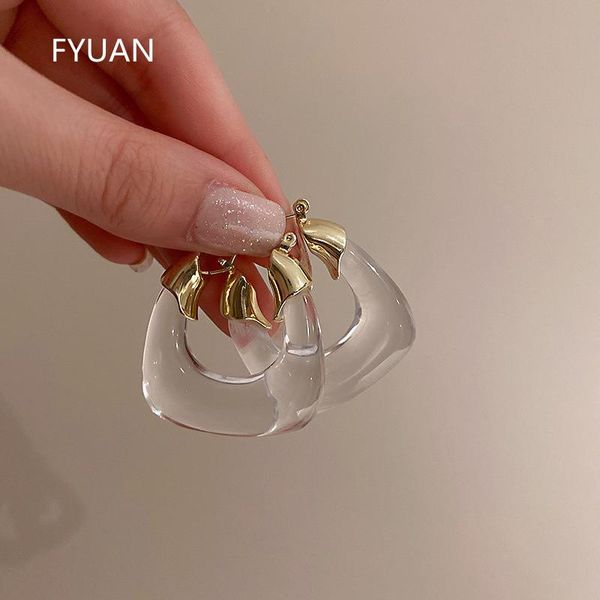 hoop & huggie fyuan simple clean acrylic earrings geometric for women statement jewelry, Golden;silver
hoop & huggie fyuan simple clean acrylic earrings geometric for women statement jewelry, Golden;silver