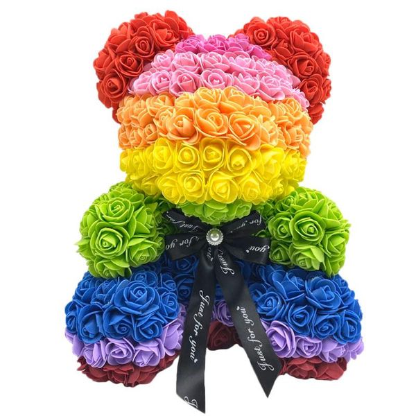 decorative flowers & wreaths handmade rose soap flower bear cute eternal rainbow color valentines day romantic gift hks99
decorative flowers & wreaths handmade rose soap flower bear cute eternal rainbow color valentines day romantic gift hks99