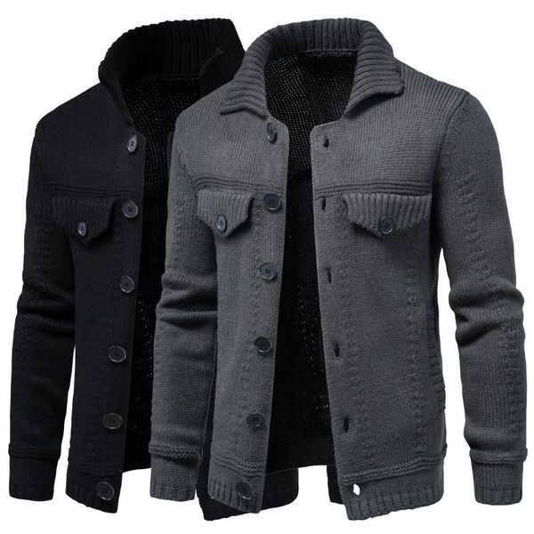 men's jackets mens sweater cardigan jacket men coat clothing korean casual knitted 2021, Black;brown
men's jackets mens sweater cardigan jacket men coat clothing korean casual knitted 2021, Black;brown
