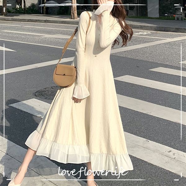 elegant sweater dress women long sleeve v-neck office knitted dress female vintage lace dress korea autumn winter 210521, Black;gray
elegant sweater dress women long sleeve v-neck office knitted dress female vintage lace dress korea autumn winter 210521, Black;gray