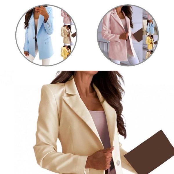 women's suits & blazers autumn winter turndown collar long sleeve jacket women coat slim streetwear, White;black
women's suits & blazers autumn winter turndown collar long sleeve jacket women coat slim streetwear, White;black