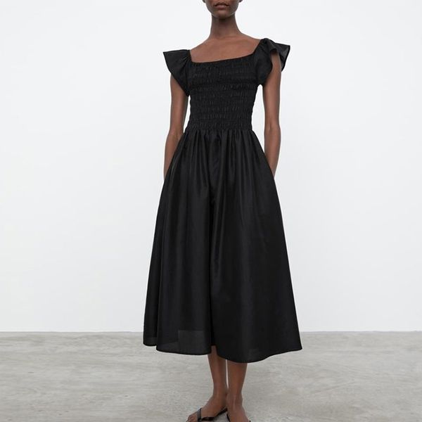 casual dresses women ruffles sleeveless midi summer square collar tencil high waist tunic black french 2021 3cv5, Black;gray
casual dresses women ruffles sleeveless midi summer square collar tencil high waist tunic black french 2021 3cv5, Black;gray