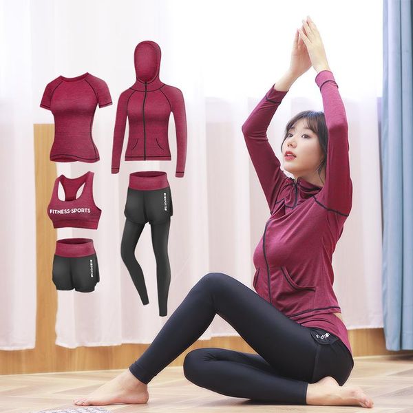 yoga outfit 5 pcs female tracksuit 2021 seamless suit workout clothes for women fitness set wives short cropped and pants
yoga outfit 5 pcs female tracksuit 2021 seamless suit workout clothes for women fitness set wives short cropped and pants