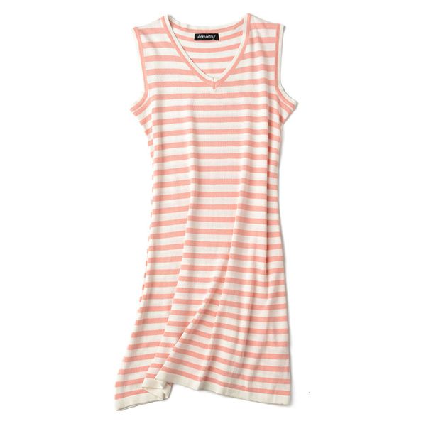 casual dress striped dress women's knitted sleeveless medium length v-neck bottomed summer vest skirt loose large, Black;gray
casual dress striped dress women's knitted sleeveless medium length v-neck bottomed summer vest skirt loose large, Black;gray