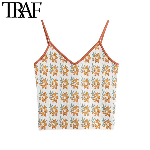 traf women sweet fashion jacquard cropped knitted tank vintage backless thin straps female camis chic 210415, White
traf women sweet fashion jacquard cropped knitted tank vintage backless thin straps female camis chic 210415, White