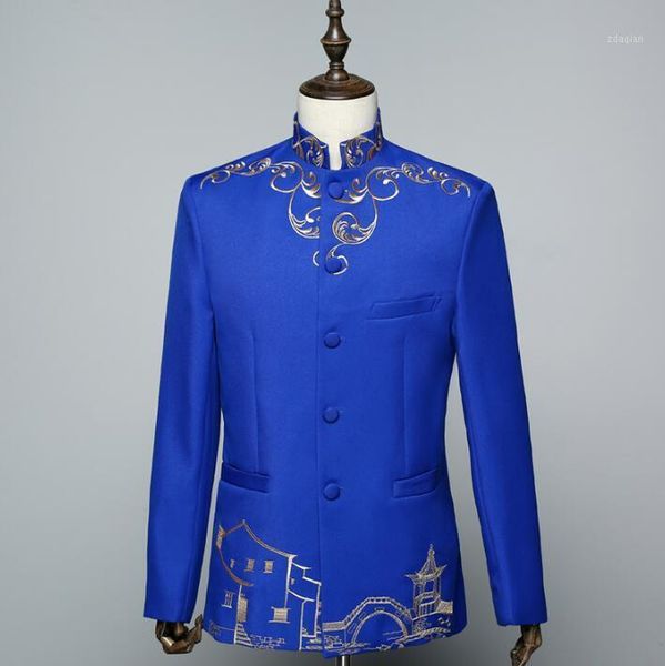 stand collar blazer men formal dress latest coat pant designs marriage suit terno masculino trouser wedding suits men's blue & blazers, White;black
stand collar blazer men formal dress latest coat pant designs marriage suit terno masculino trouser wedding suits men's blue & blazers, White;black