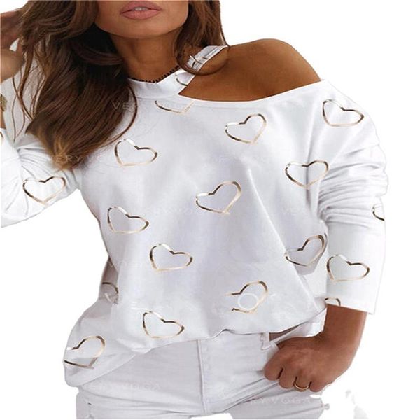 spring autumn women's t-shirt letter print halter strapless ladies fashion casual long sleeve for female, White
spring autumn women's t-shirt letter print halter strapless ladies fashion casual long sleeve for female, White