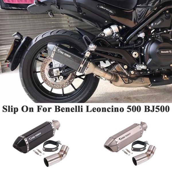 motorcycle exhaust system slip on for benelli leoncino 500 bj500 escape modify middle link pipe muffler db killer
motorcycle exhaust system slip on for benelli leoncino 500 bj500 escape modify middle link pipe muffler db killer