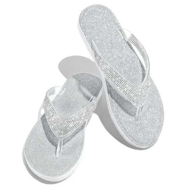 slippers sandals women bright diamond casual outdoor travel flip flop non-slip beach shoes womens drop, Black
slippers sandals women bright diamond casual outdoor travel flip flop non-slip beach shoes womens drop, Black