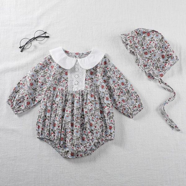 newborn toddler infant baby girls floral printing bodysuit long sleeve jumpsuit with hat autumn baby clothing 210413, White
newborn toddler infant baby girls floral printing bodysuit long sleeve jumpsuit with hat autumn baby clothing 210413, White