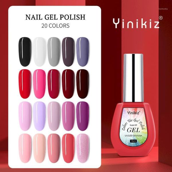 yinikiz gel polish set manicure for nails semi permanent vernish coat uv led soak off nail art polish1, Red;pink
yinikiz gel polish set manicure for nails semi permanent vernish coat uv led soak off nail art polish1, Red;pink