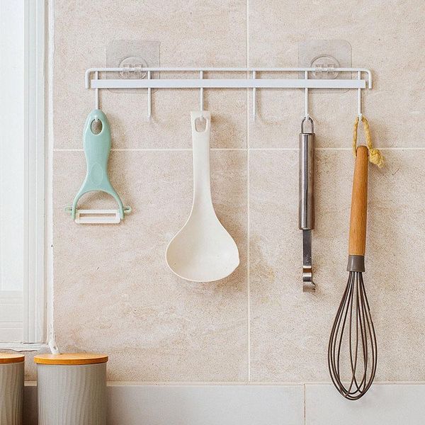 hooks & rails wall hanging hook rack kitchen towel door back bathroom storage self-adhesive
hooks & rails wall hanging hook rack kitchen towel door back bathroom storage self-adhesive
