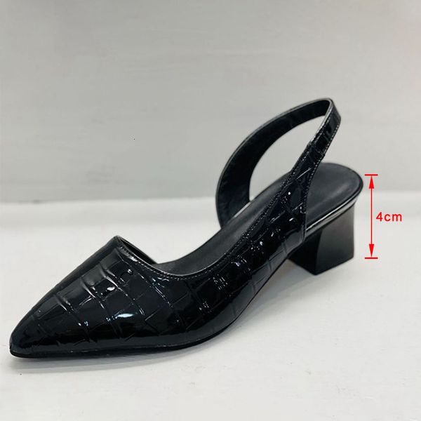 dress shoes woman sandals mid heels ladies pointed toe shallow solid shoe slingbacks square heel slip on female footwear 2021 1ann, Black
dress shoes woman sandals mid heels ladies pointed toe shallow solid shoe slingbacks square heel slip on female footwear 2021 1ann, Black