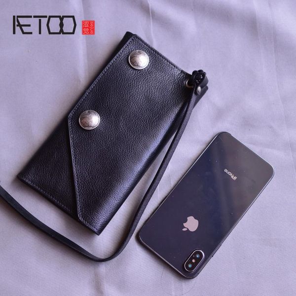 wallets aetoo vintage vegetable tanned cowhide buckle wallet, men's long multi-card pocket wallet trendy leather anti-theft, Red;black
wallets aetoo vintage vegetable tanned cowhide buckle wallet, men's long multi-card pocket wallet trendy leather anti-theft, Red;black
