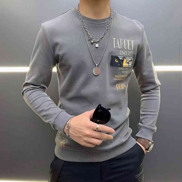 hoodies male autumn versatile custom eagle label pullover thin sweater around the neck trend, Black
hoodies male autumn versatile custom eagle label pullover thin sweater around the neck trend, Black