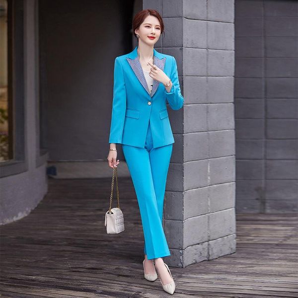 women's suits & blazers 2021 autumn office lady two pieces set women vintage casual slim soild color long sleeve chic blazer elegant pa, White;black
women's suits & blazers 2021 autumn office lady two pieces set women vintage casual slim soild color long sleeve chic blazer elegant pa, White;black
