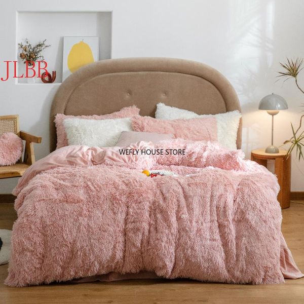 bedding sets long mink hair set +cashmere fleece duvet cover thicken warm bed linen (no filling) sweet pink
bedding sets long mink hair set +cashmere fleece duvet cover thicken warm bed linen (no filling) sweet pink