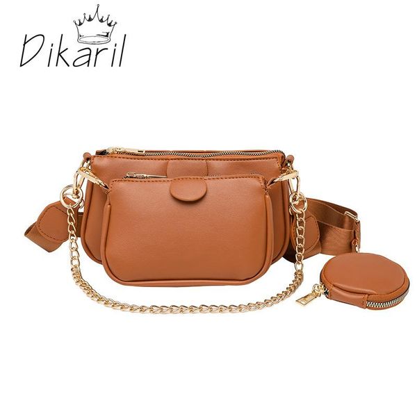 evening bags dikaril solid color pu leather shoulder messenger bag casual crossbody women handbags totes 3 sets clutch purse
evening bags dikaril solid color pu leather shoulder messenger bag casual crossbody women handbags totes 3 sets clutch purse