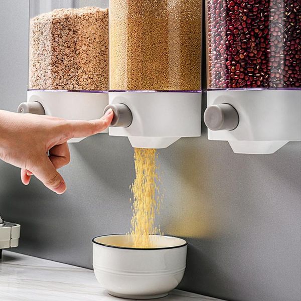 storage bottles & jars 1000/1500ml wall mounted press cereals dispenser grain box dry container organizer for kitchen accessories tools
storage bottles & jars 1000/1500ml wall mounted press cereals dispenser grain box dry container organizer for kitchen accessories tools