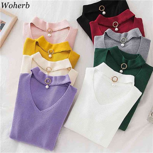 basic v-neck beading solid autumn winter sweater pullover women knitted sweaters slim stretch badycon jumper mujer 210519, White
basic v-neck beading solid autumn winter sweater pullover women knitted sweaters slim stretch badycon jumper mujer 210519, White