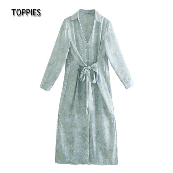 woman knot long sleeve shirts dress maxi flower printing elegant clothes 210421, Black;gray
woman knot long sleeve shirts dress maxi flower printing elegant clothes 210421, Black;gray