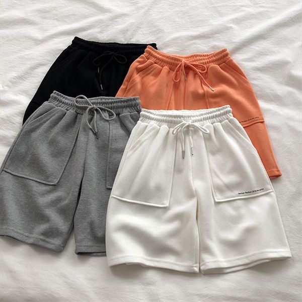 sweat sport casual elastic womens short drawstring high waist sweatshorts baggy soft cotton blend bottoms summer clothes, White;black
sweat sport casual elastic womens short drawstring high waist sweatshorts baggy soft cotton blend bottoms summer clothes, White;black